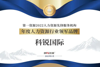 九州ku游官网国际荣获“年度人力资源行业领军品牌”大奖！